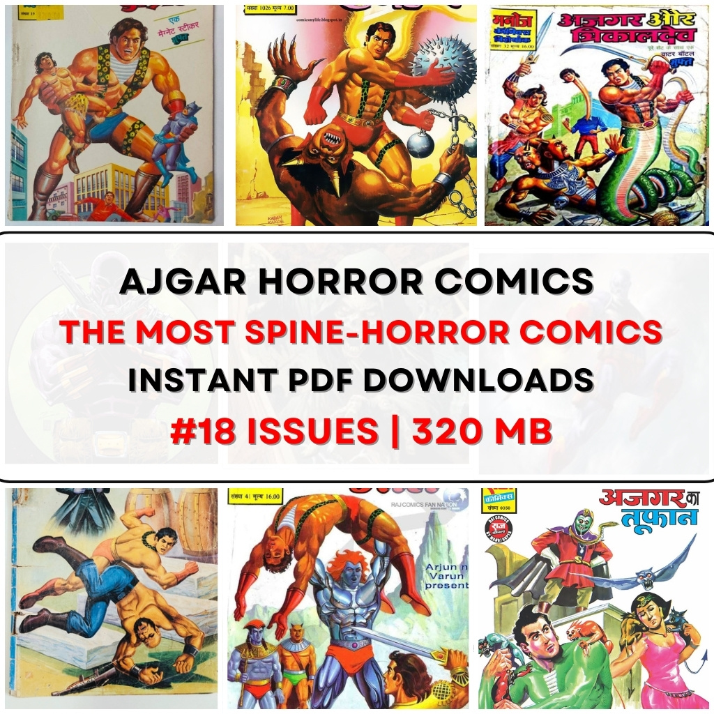 Ajgar - Most Spine-Chilling Horror Comics (20 Editions)