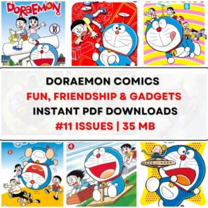 Doraemon Comics – Fun Future Gadgets (12 Editions)
