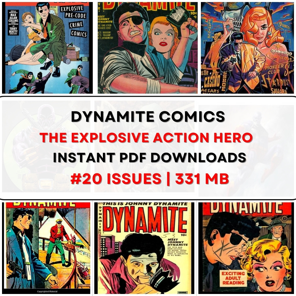 Dynamite Comics – Explosive Action Hero (21 Editions)