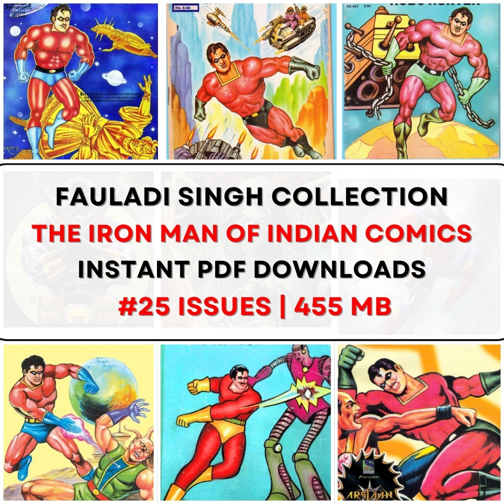 Fauladi Singh – Iron Man of Indian Comics (28 Editions)