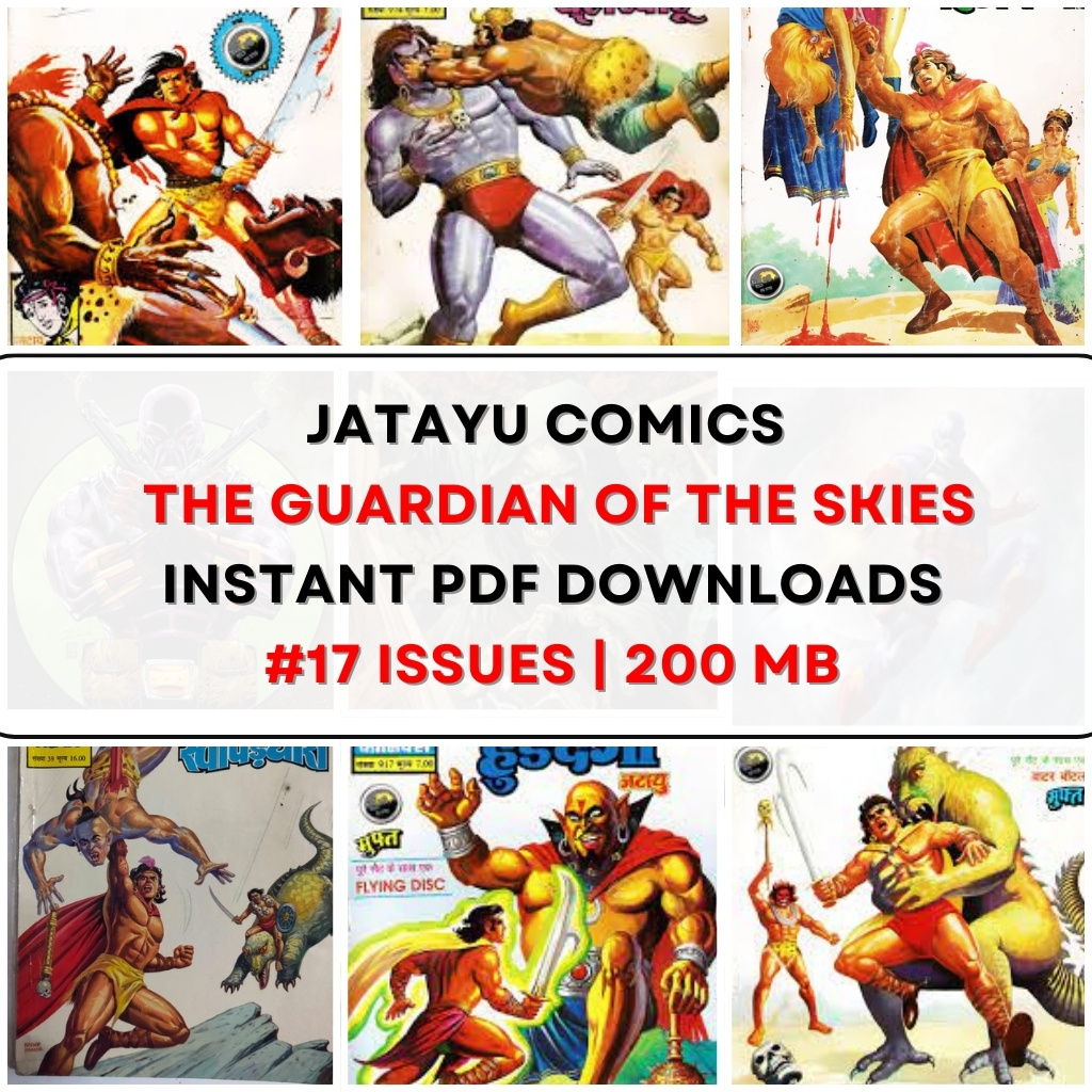 Jatayu Comics – The Guardian of the Skies (17 Editions)