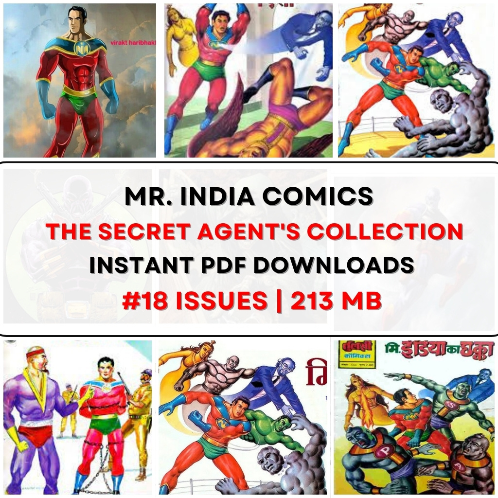 Mr. India – The Secret Agent’s Comics (18 Editions)