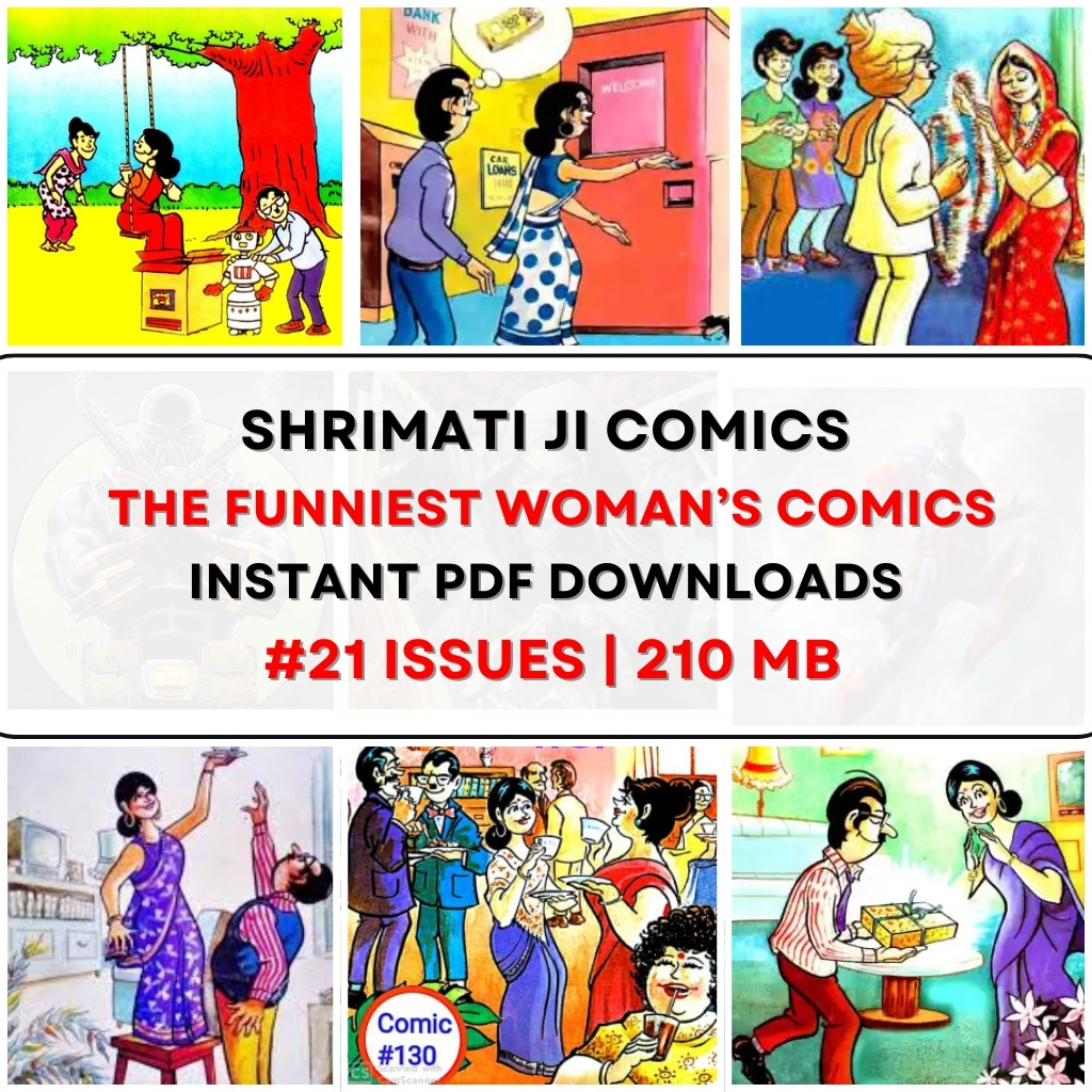 Shrimati Ji – The Funniest Woman’s Comics (21 Editions)