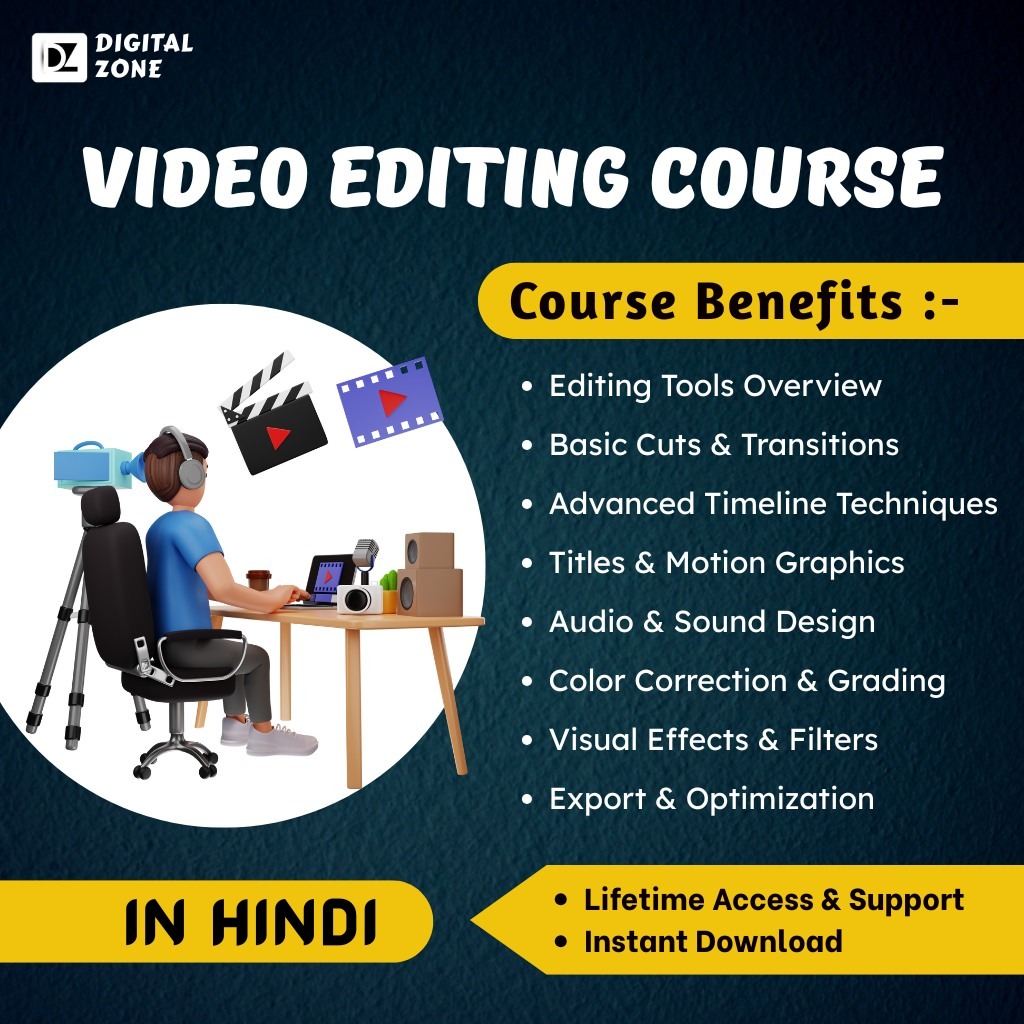 Video Editing Mastery Course - Beginner to Pro